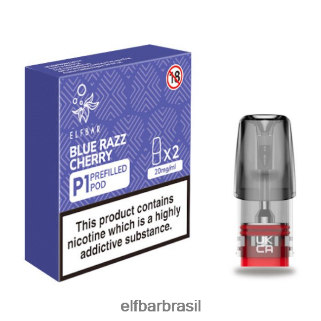 elfbar mate 500 p1 vagens pré-cheias - 20 mg (2 embalagens) cereja razz azul J6BBBF165