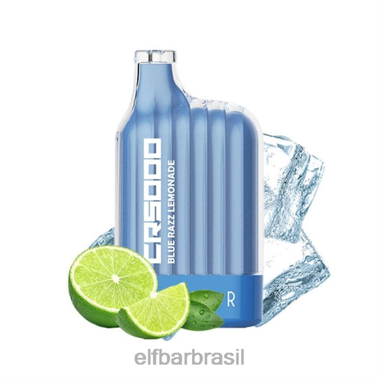 ELFBAR melhor sabor descartável vape cr5000 ice series 4TDFF21 limonada razz azul